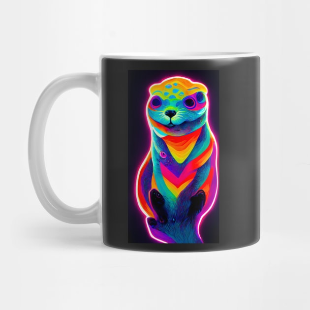 Psychedelic Sea Otter II by RichieDuprey